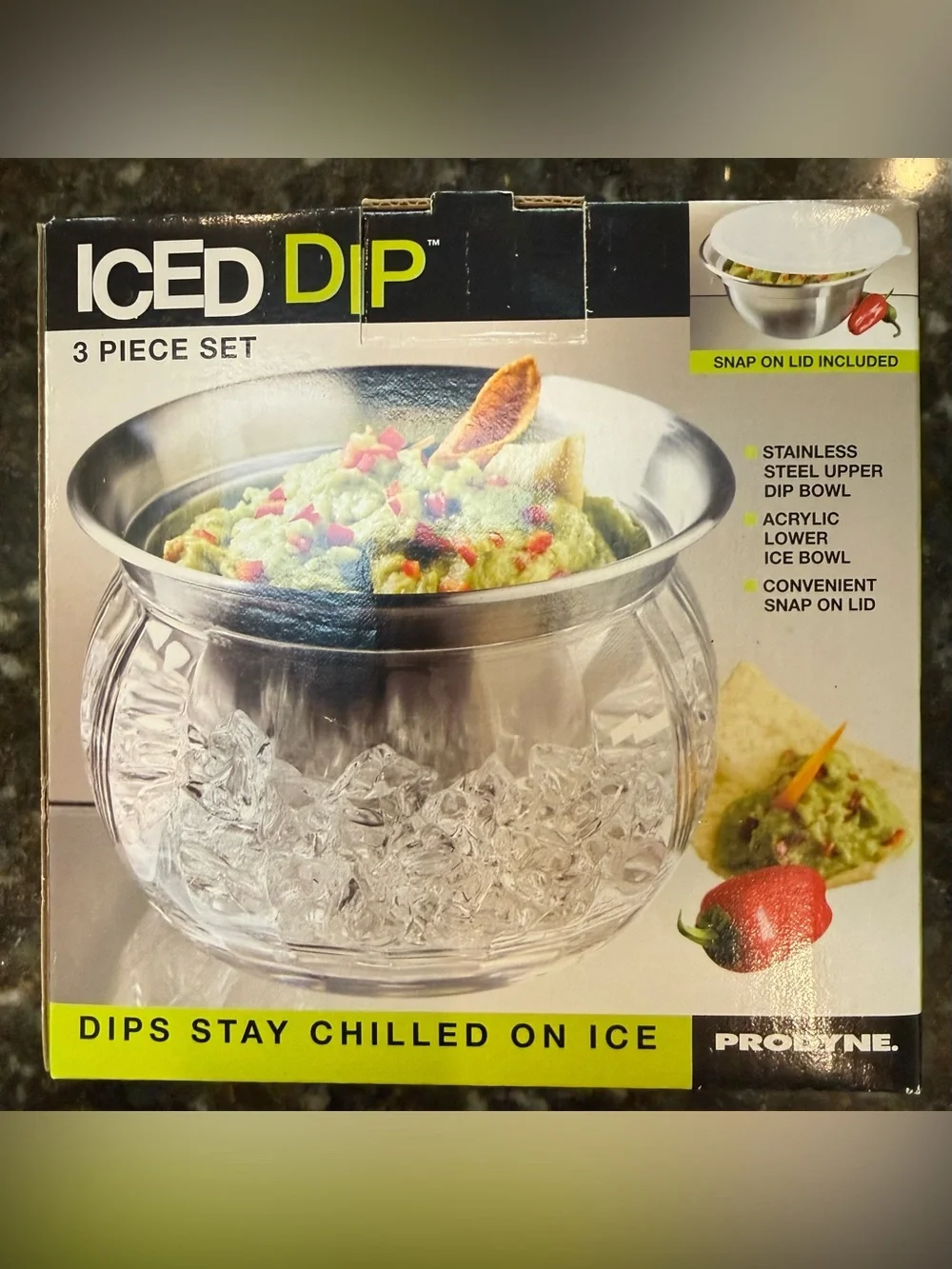 Iced Dip container/server